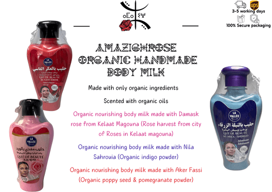 Organic Body milk, Moroccan body milk with organic ingredients