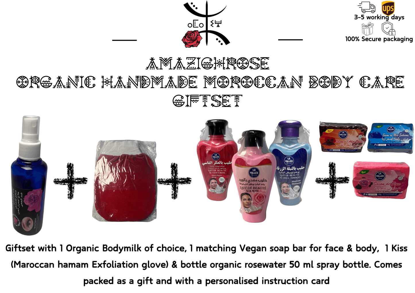 Organic Body milk, Moroccan body milk with organic ingredients