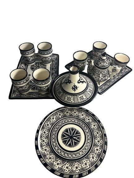 Berber-style Breakfast / lunch serving set 12pcs - Amazighrose