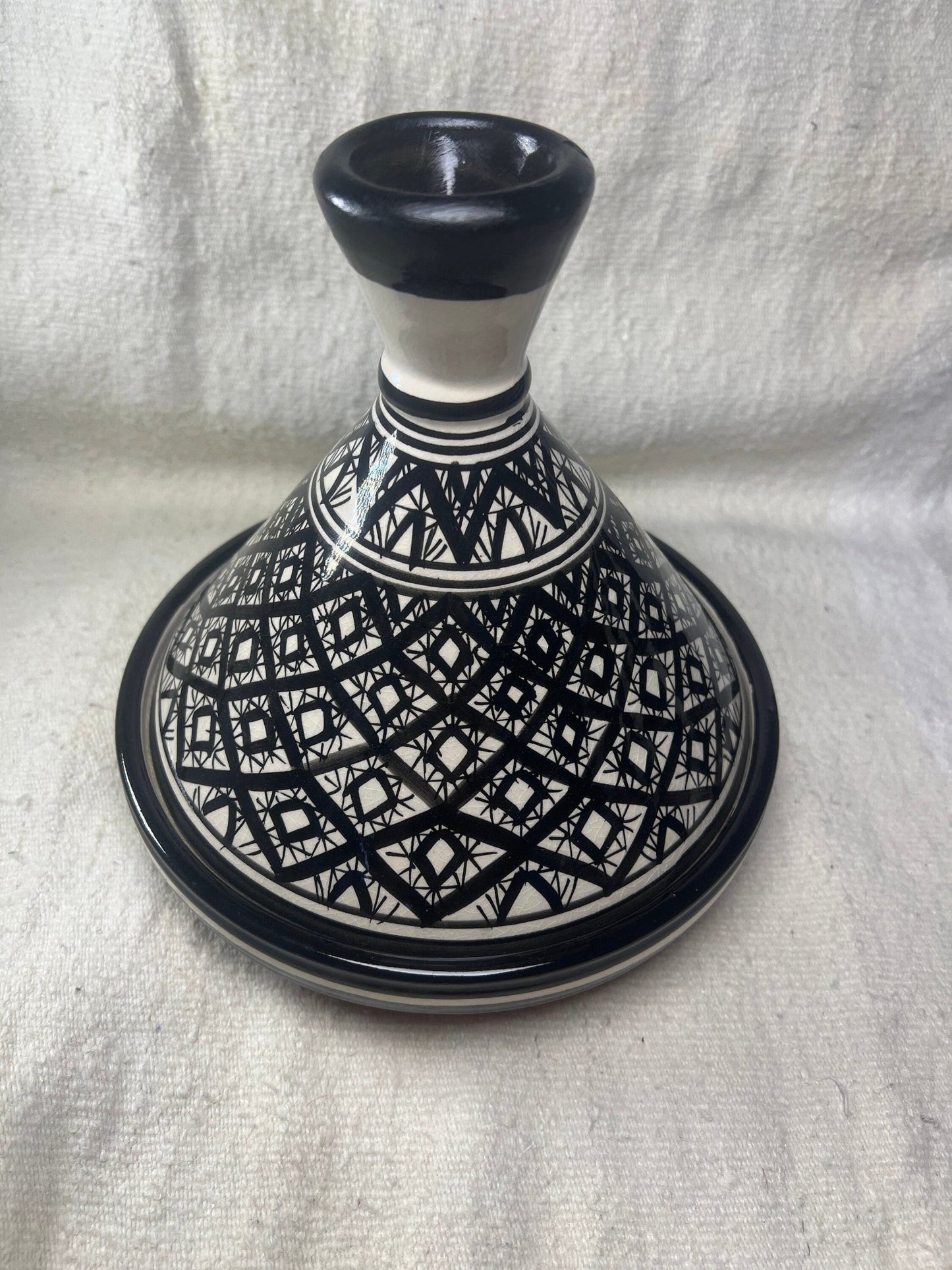 Moroccan handmade ceramic tagine serving table - Amazighrose